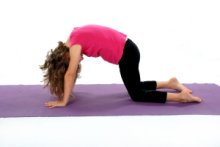 Yoga for Kids - an angry cat pose