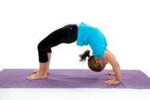 Yoga for Kids - a backarch pose